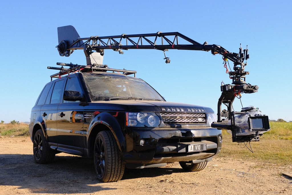 Motocrane Camera Car Light and Motion
